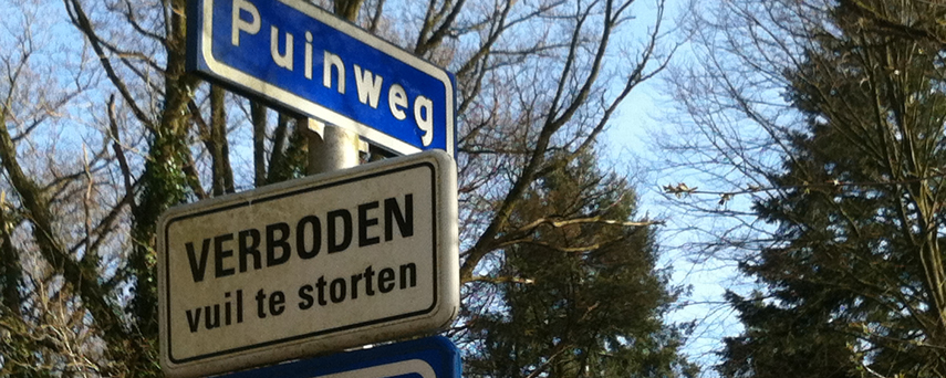 Verboden vuil te storten